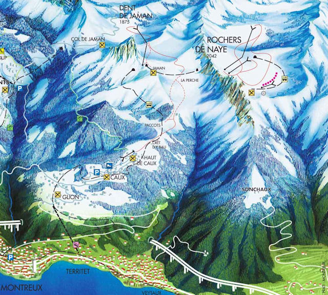 Rochers-de-Naye - Caux